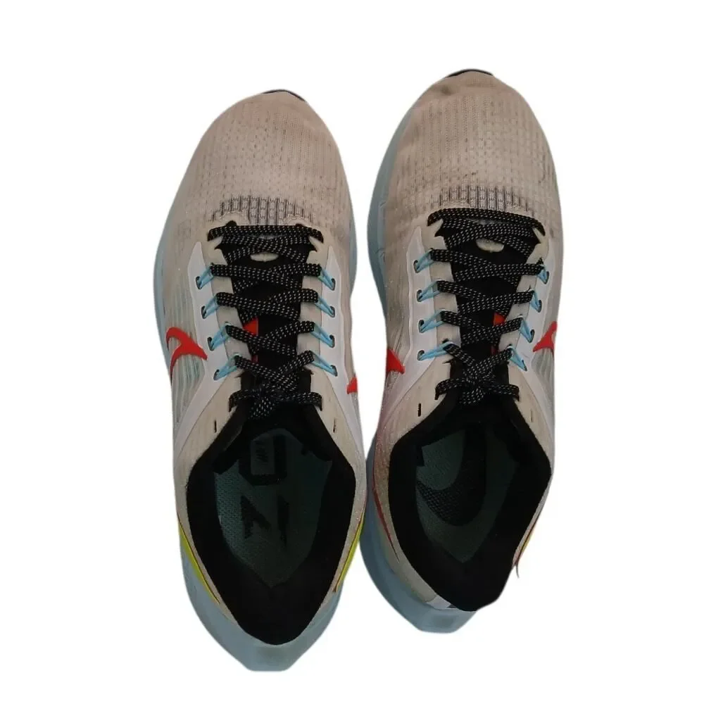 NIKE Air Zoom Pegasus Women's Light Gray w/Oragne Running Shoes - Size: 8 1/2